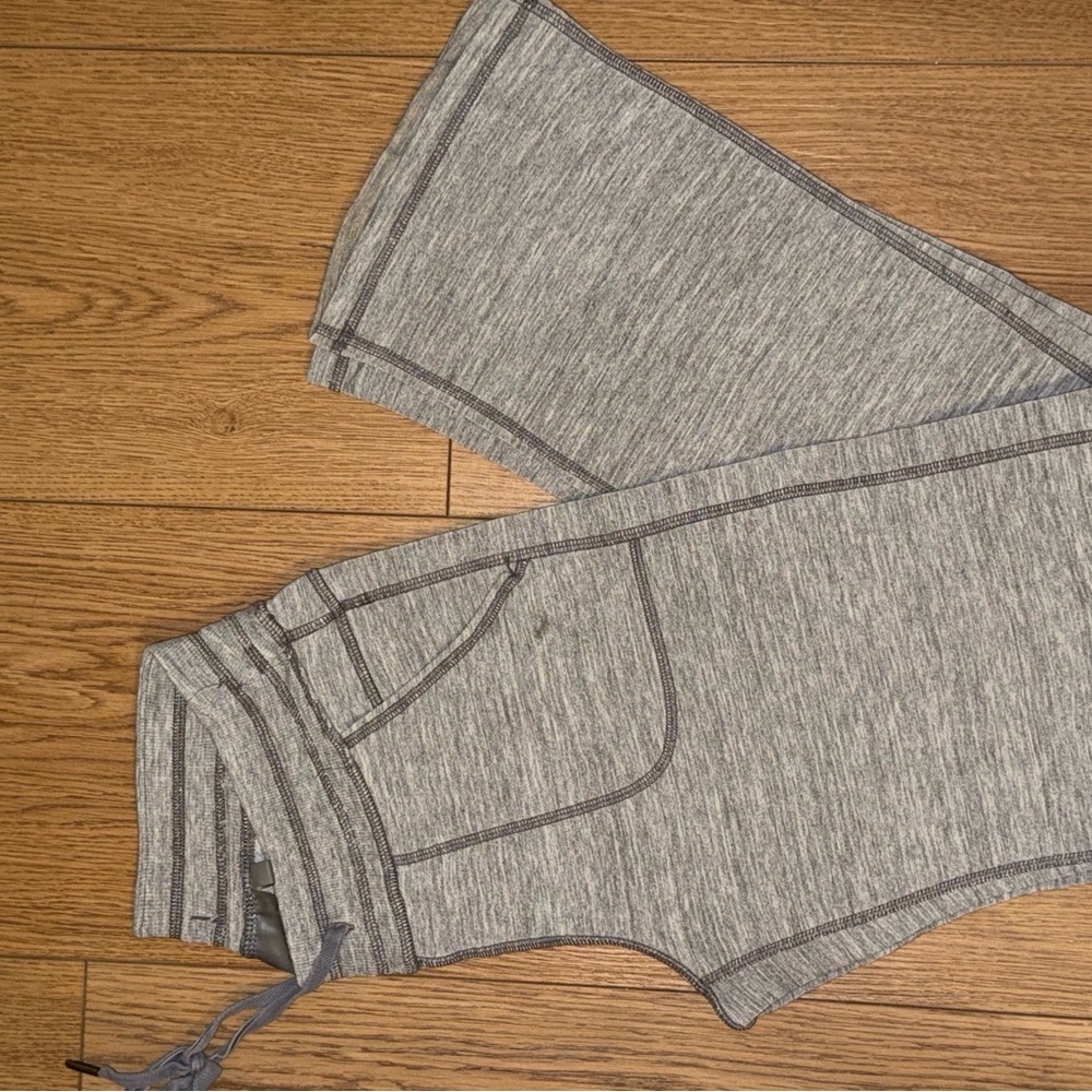 Gray Wide-Leg Sweatpants